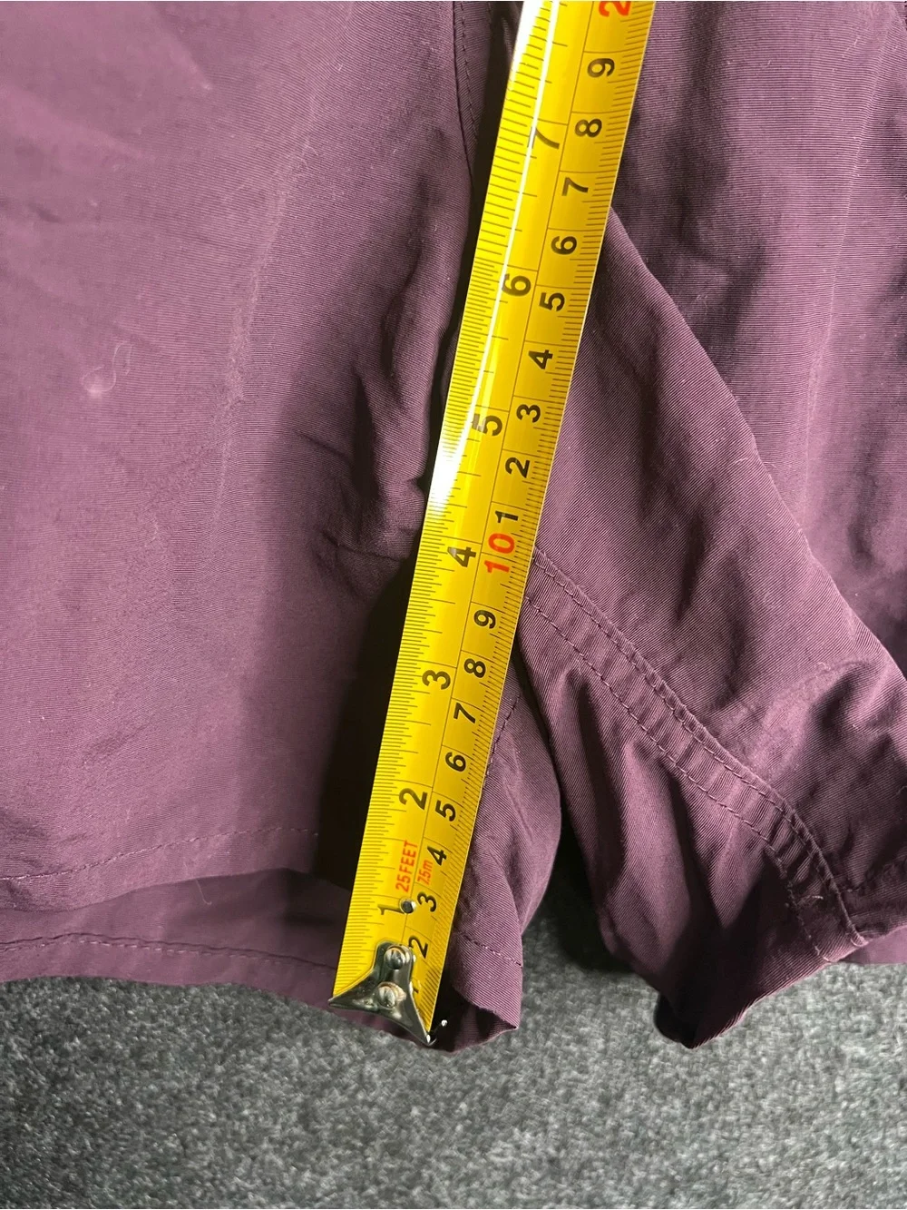 Patagonia Shorts Mens XL Purple Plum Baggies Swim Trunk Mesh Lined Hiking Beach